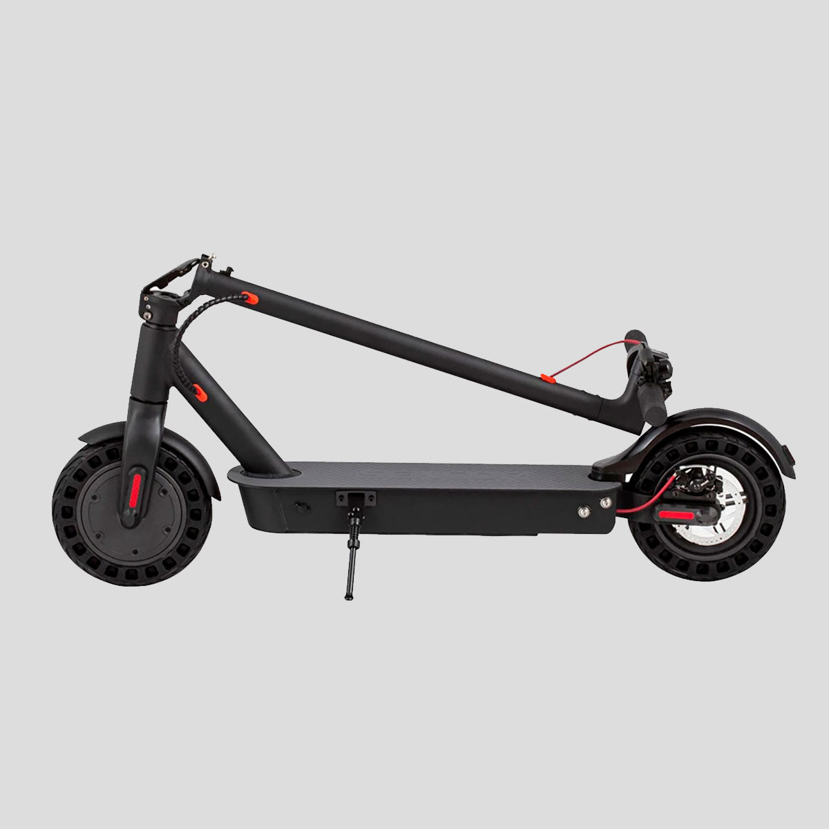 Scooter Plegable Kiwo Color Negro, Motor 250w, Velocidad Máxima 25km/h