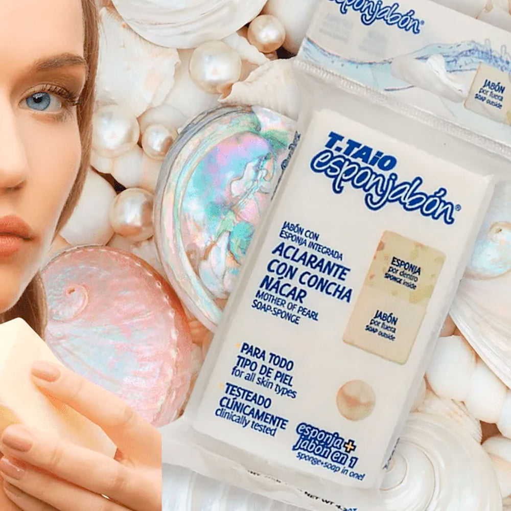 Esponjabón Exfoliante con Concha Nácar 120g