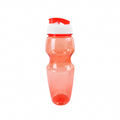 Botella de Plástico para Agua, Tapa color Rojo 750ml